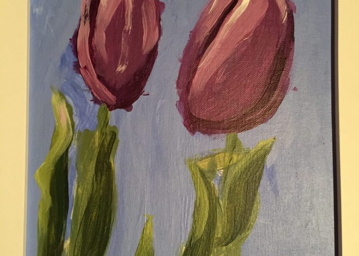2015_2nd_Tulips_acrylic_CharlotteWeber_age 7